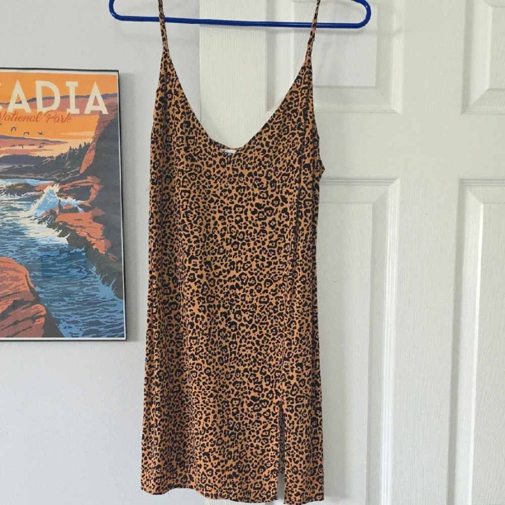 Reformation Animal Print Dress